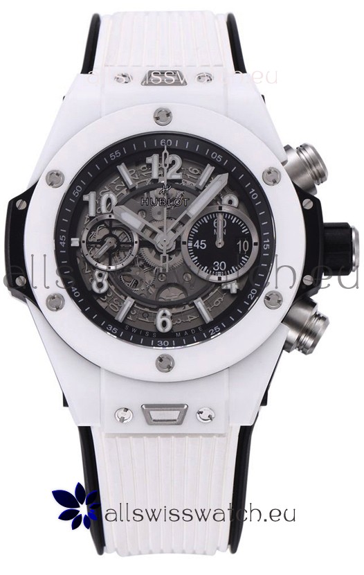 Hublot Big Bang Unico White Ceramic Casing 1:1 Mirror Edition Swiss Replica Watch