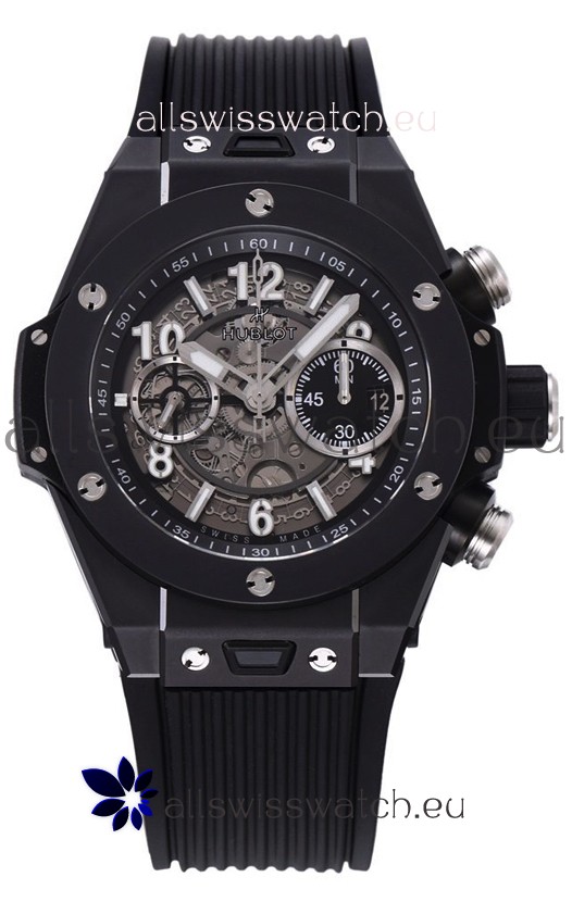 Hublot Big Bang Unico Black Ceramic Casing 1:1 Mirror Edition Swiss Replica Watch