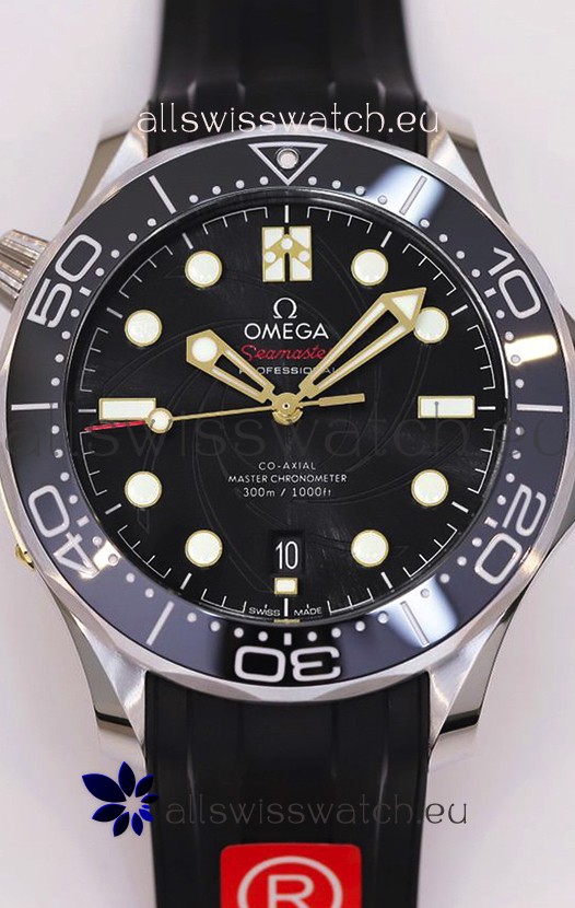 Omega Seamaster James Bond Black Swiss 904L Steel 1:1 Mirror Replica Watch