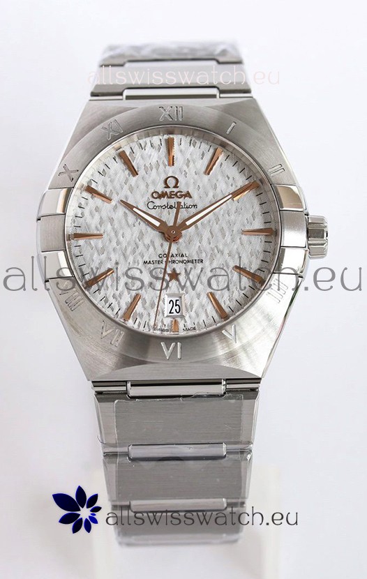 Omega Co-Axial Constellation 41MM 904L Steel Grey Dial 1:1 Mirror Replica Watch