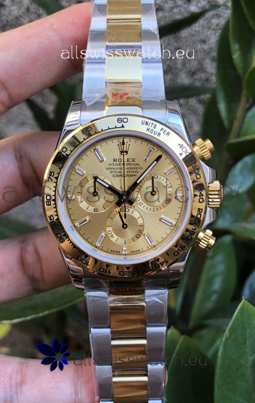 Rolex Cosmograph Daytona 116508 Yellow Gold Original Cal.4130 Movement - Ultimate 904L Steel Watch