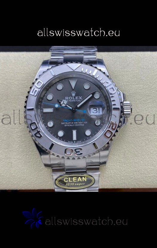 Rolex Yachtmaster 40mm Steel Dial - 1:1 Swiss Replica Watch in 904L Steel Casing