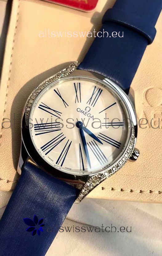 Omega De Ville Tresor Edition Swiss Quartz Watch 36MM Steel Casing White Dial