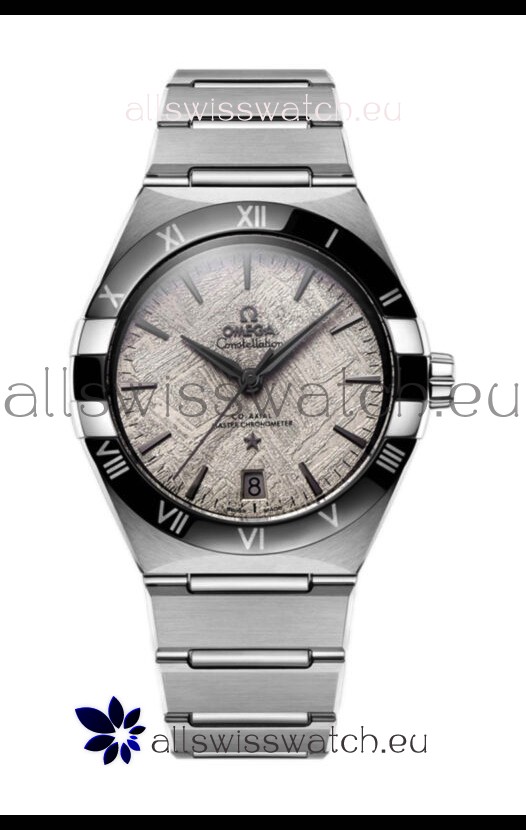 Omega Co-Axial Constellation Stainless Steel Meteorite Dial 1:1 Mirror Replica 41MM