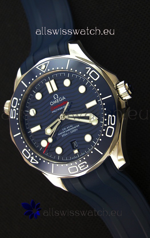 Omega Seamaster 300M Co-Axial Master Chronometer BLUE Swiss 1:1 Mirror Replica Watch 