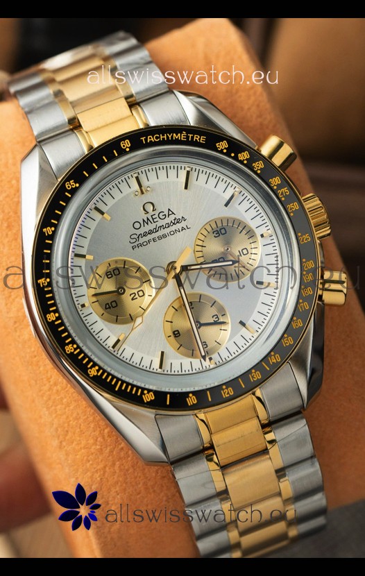Omega Speedmaster Professional Moonwatch Two Tone Swiss Replica Watch 