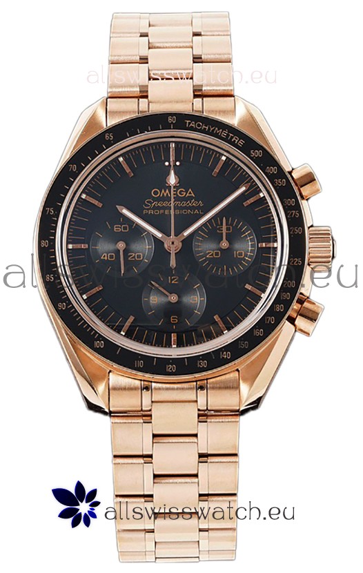 Omega Speedmaster Rose Gold Co-Axial Chronograph 41MM 1:1 Mirror Replica Watch