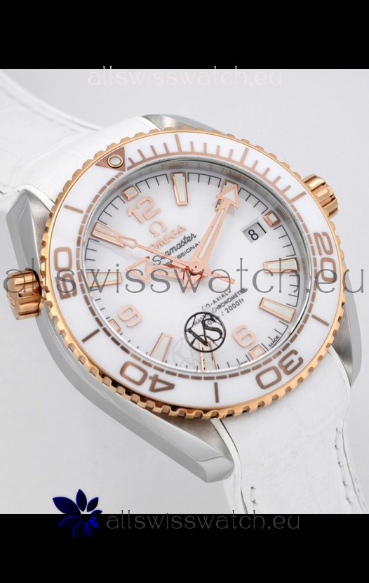 Omega Seamaster Planet Ocean Swiss Watch 39MM - 1:1 Mirror Replica Leather Strap