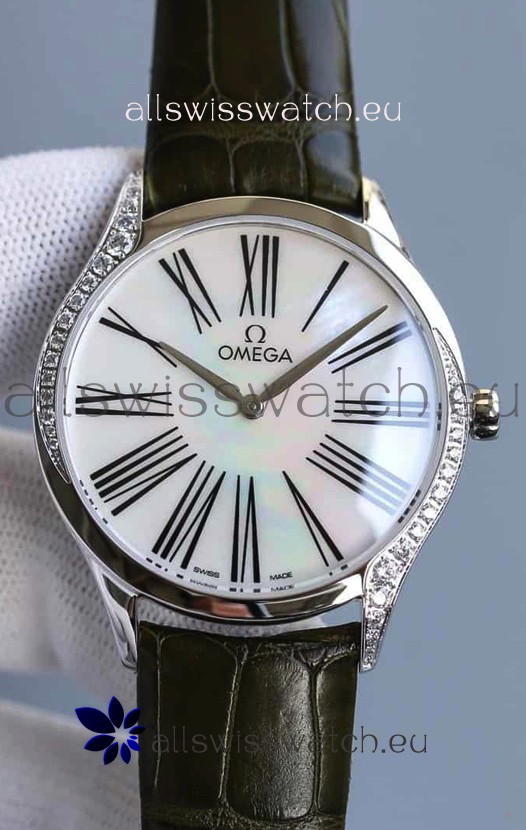 Omega De Ville Tresor Edition Swiss Quartz Watch 36MM Steel Casing White Dial