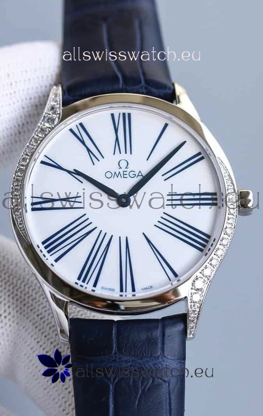 Omega De Ville Tresor Edition Swiss Quartz Watch 36MM Steel Casing White Dial