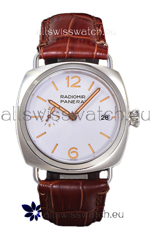 Panerai Radiomir PAM1292 Quaranta 40MM 904L Steel White Dial Watch in 1:1 Mirror Replica 