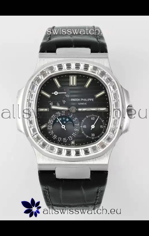 Patek Philippe Nautilus 5712/1A 1:1 Quality Swiss Replica Watch in Blue Dial