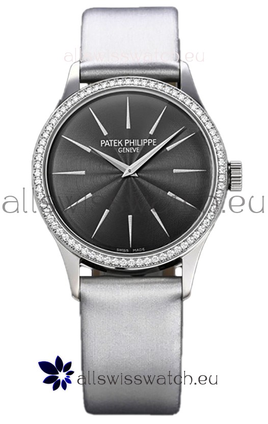 Patek Philippe Calatrava 4997 Ladies Steel Case Grey Dial with Swiss Automatic Movement Watch