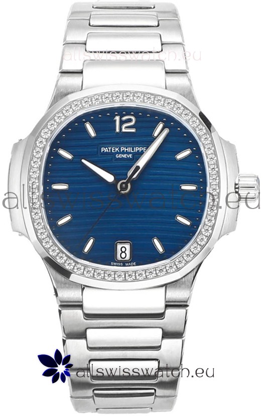 Patek Philippe Nautilus 7118 35MM 1:1 Stainless Steel Blue Dial 1:1 Superclone Watch 