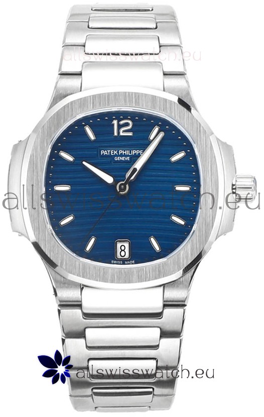 Patek Philippe Nautilus 7118 35MM 1:1 Stainless Steel Blue Dial 1:1 Superclone Watch 
