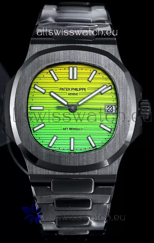 Patek Philippe Nautilus 5711 AET Remould Black Ceramic Edition Swiss Replica Watch