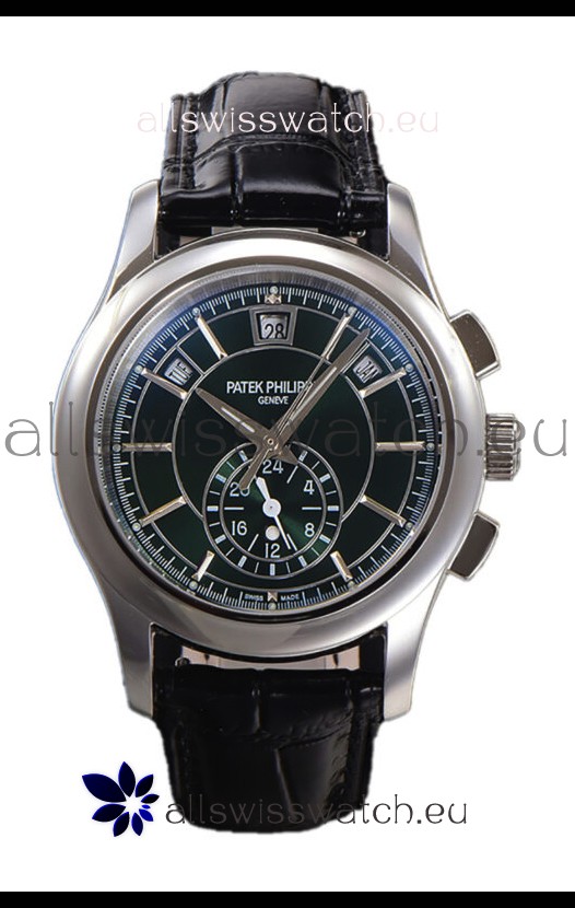 Patek Philippe 5205 Complications Moonphase Green Dial 1:1 Mirror Swiss Replica Watch