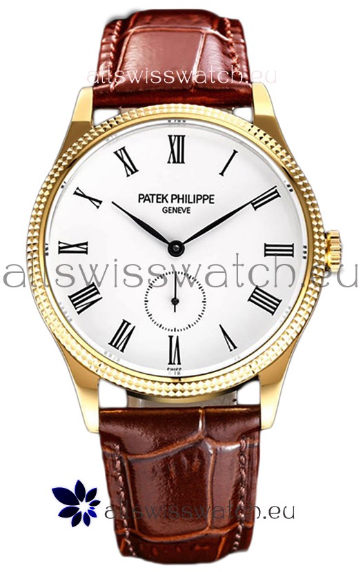Patek Philippe Calatrava 5119G Yellow Gold Casing 1:1 Mirror Replica Watch 