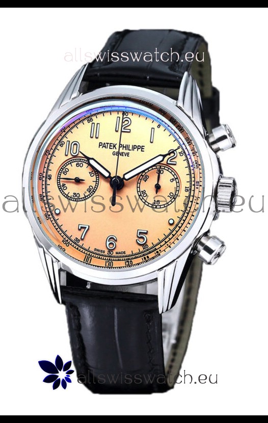 Patek Philippe Complications 5162G Rose-Gilt Opaline Dial Stainless Steel Swiss Replica Watch 