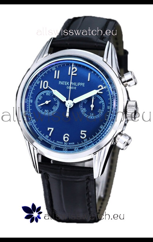 Patek Philippe Complications 5162G Blue Dial Stainless Steel Swiss Replica Watch 