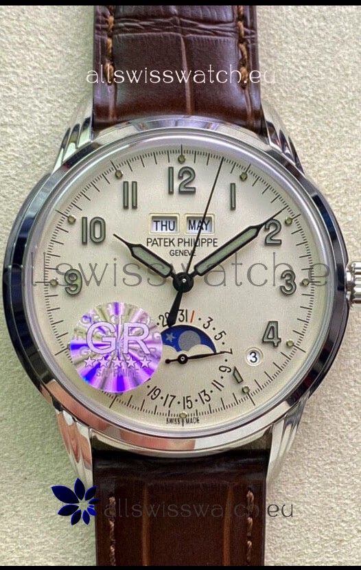 Patek Philippe Grand Complications 5320G-001 1:1 Mirror Swiss Replica Watch Milky White Dial 