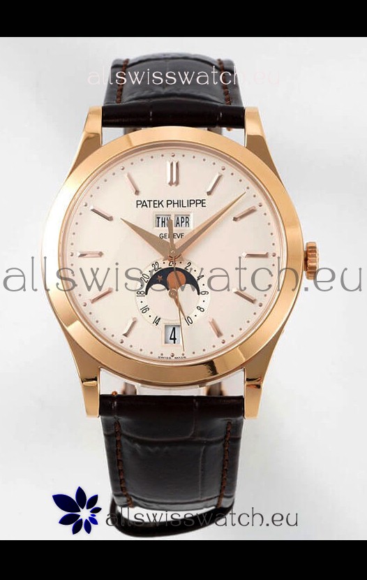 Patek Philippe Annual Calendar 5396R-011 Complications Swiss Replica Watch in White Dial
