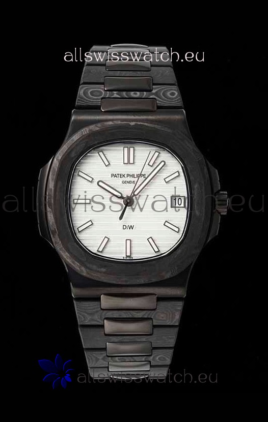 Patek Philippe Nautilus 5711 DiW Edition Ceramic/Carbon 1:1 Mirror Swiss Replica Watch
