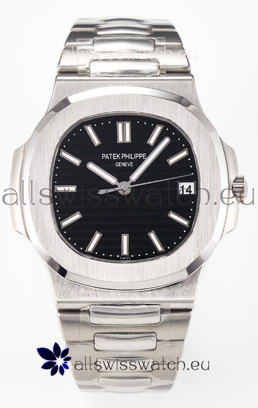 Patek Philippe Super Clone Nautilus 5711 Black Dial 1:1 Mirror Watch 