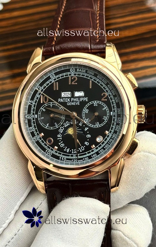 Patek Philippe Grand Complications 5270 Swiss Replica Watch in Rose Gold Casing