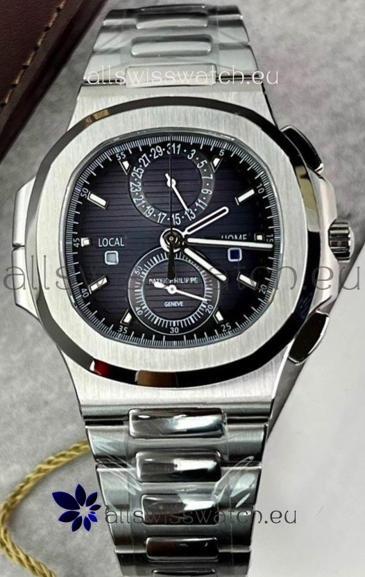 Patek Philippe Nautilus 5990/1A 904L Steel Case in Black Dial - 1:1 Mirror Replica