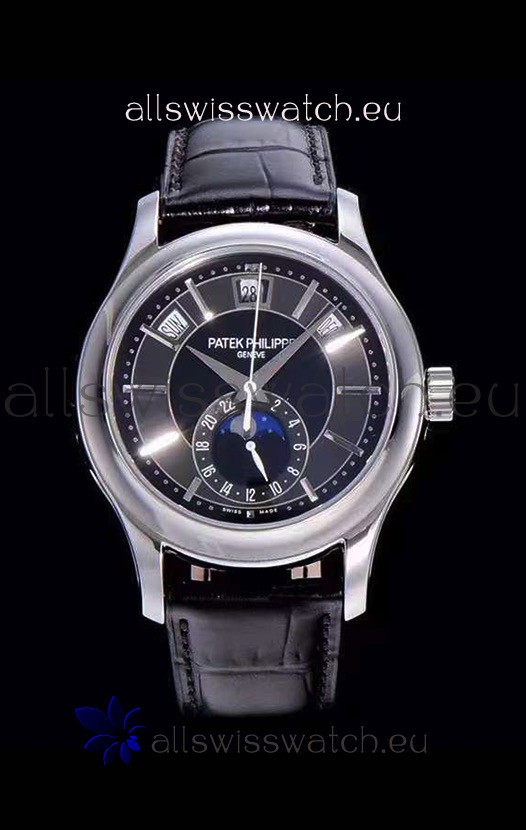 Patek Philippe 5205-001 Complications MoonPhase 1:1 Mirror Swiss Replica Watch Dark Grey Dial
