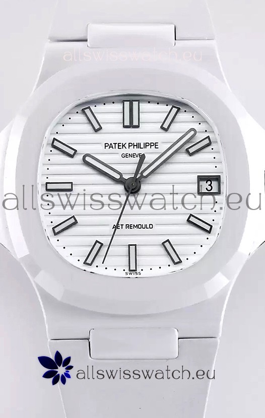 Patek Philippe Nautilus 5711 AET Remould White Edition Swiss Replica Watch 