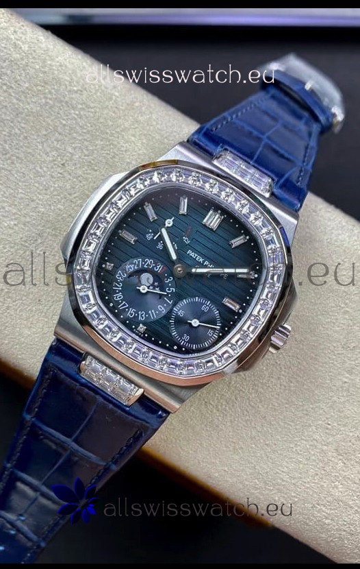 Patek Philippe Nautilus 5712G 1:1 Quality Swiss Replica Watch in Black Dial