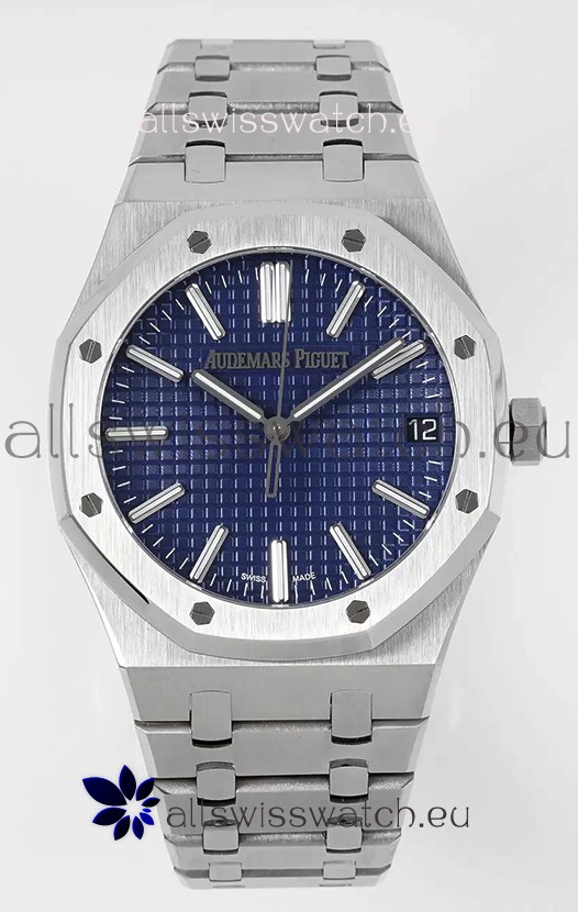 Audemars Piguet Royal Oak 15510 41MM 50th Anniversary Blue Dial 904L Steel 1:1 Mirror Replica