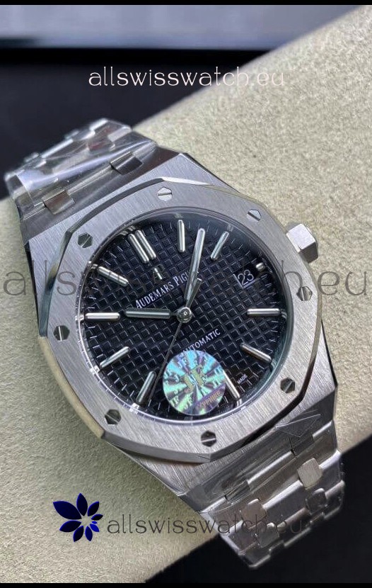 Audemars Piguet Royal Oak 15450 37MM Swiss Calibre 3120 Movement in 904L Steel Casing Black Dial 