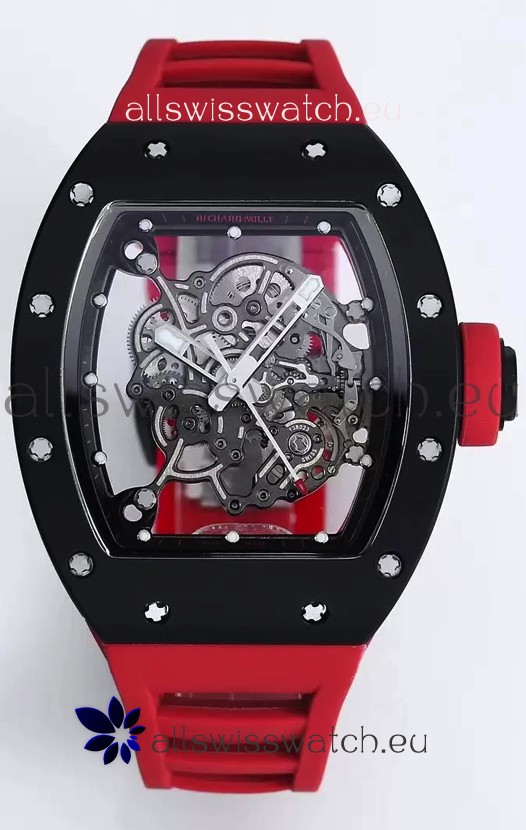 Richard Mille RM055 Ceramic Casing with Genuine Tourbillon Super Clone Watch