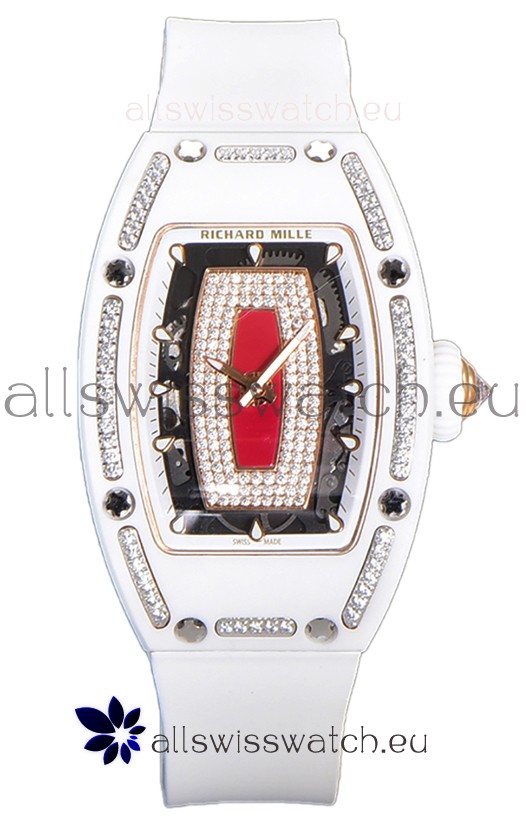 Richard Mille RM007 White Ceramic Automatic Superclone Swiss Replica Watch