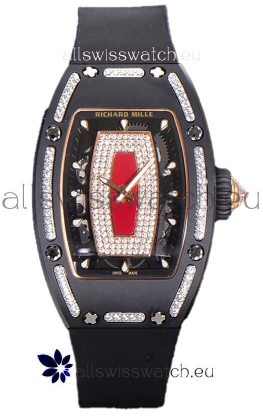 Richard Mille RM007 Black Ceramic Automatic Superclone Swiss Replica Watch