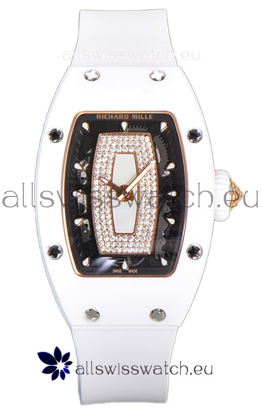 Richard Mille RM007 White Ceramic Automatic Superclone Swiss Replica Watch