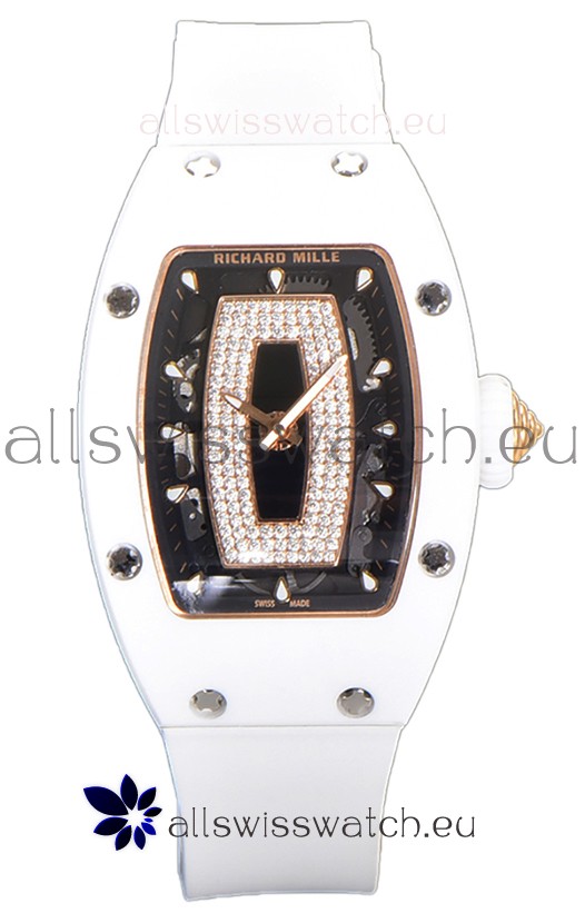 Richard Mille RM007 White Ceramic Automatic Superclone Swiss Replica Watch