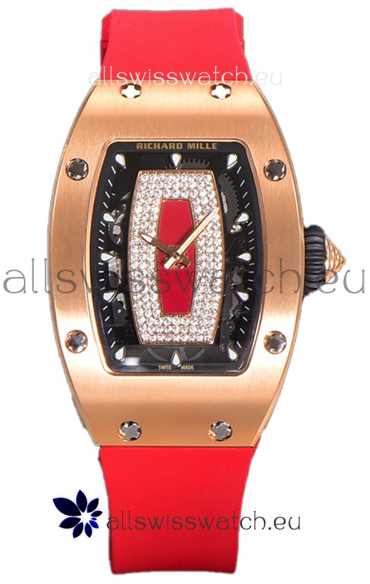 Richard Mille RM007 18K Rose Gold Automatic Superclone Swiss Watch