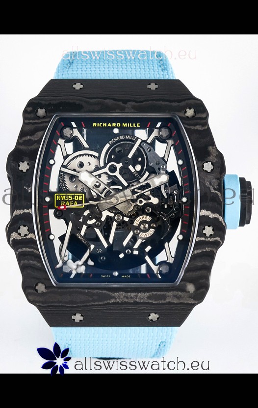 Richard Mille 035-02 Black NTPT Real Vaucher Movement Super Clone Watch 