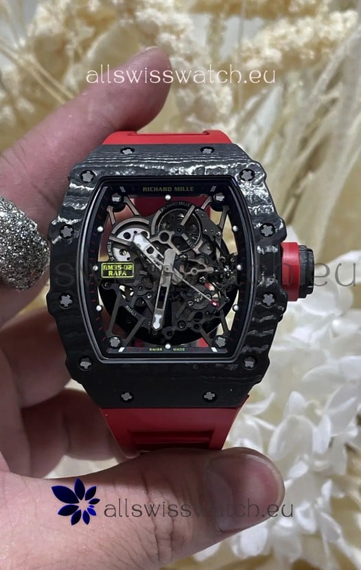 Richard Mille 035-02 Black NTPT Real Vaucher Movement Super Clone Watch 