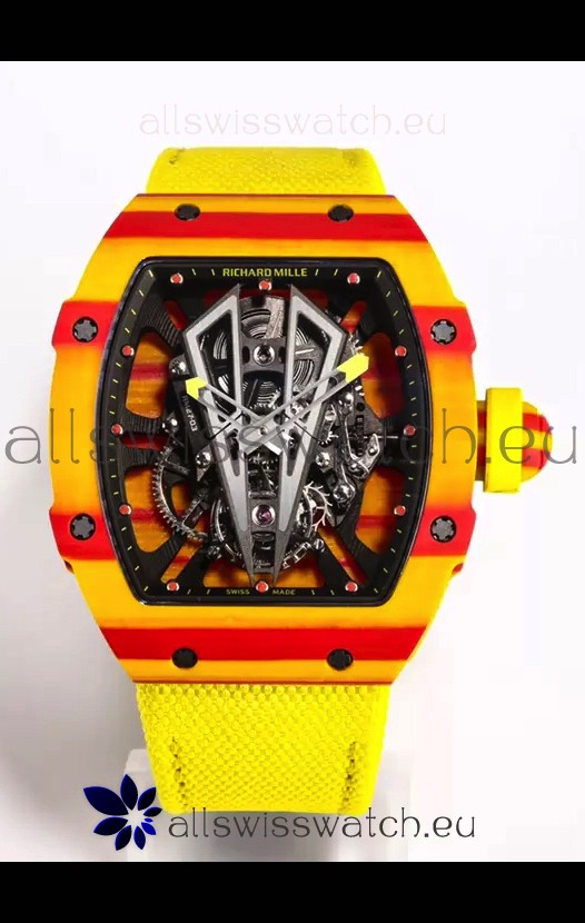 Richard Mille RM27-03 Rafael Nadal Genuine Tourbillon Movement 1:1 Mirror Replica Watch