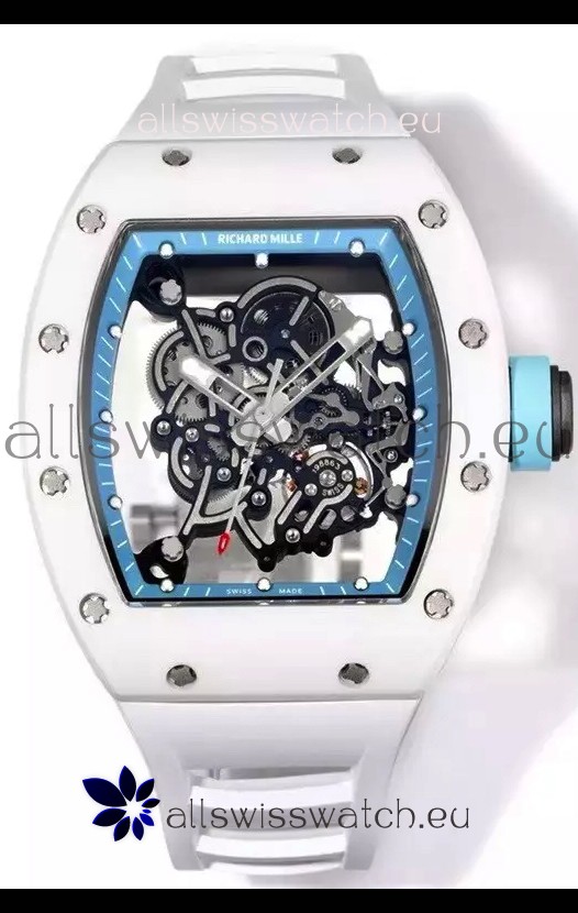 Richard Mille Super Clone RM055 Ceramic Casing with Genuine Tourbillon Watch 