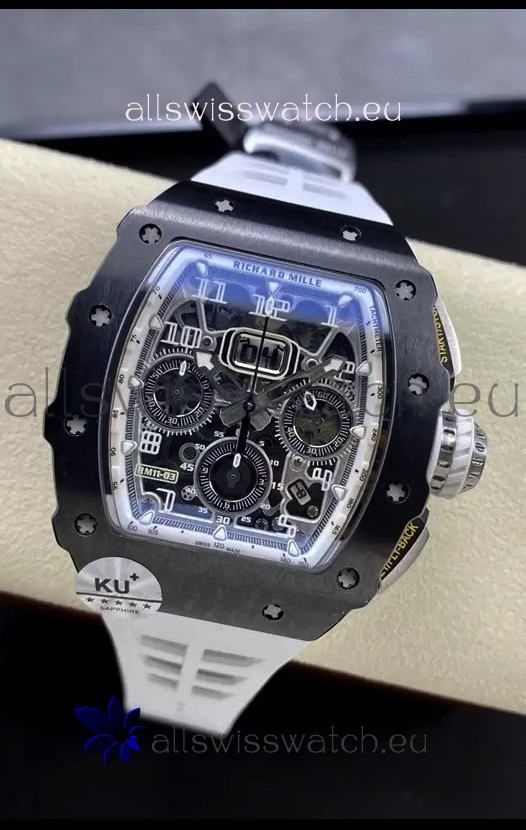 Richard Mille RM11-03 Titanium/Black Ceramic 1:1 Mirror Quality Swiss Replica Watch
