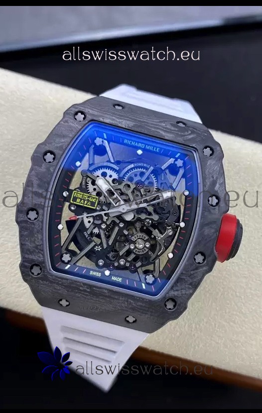 Richard Mille RM35-02 Rafael Nadal Carbon Fiber Casing with Genuine Tourbillon Super Clone Watch