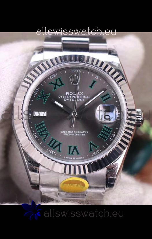 Rolex Datejust Wimbledon Cal.3235 Movement Swiss Watch - Ultimate 904L Steel 41MM