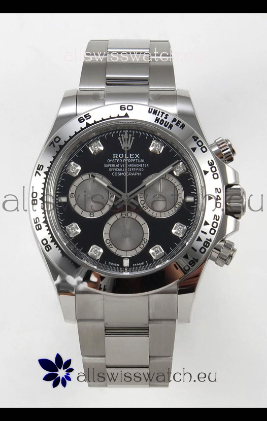 Rolex Daytona Super Clone 126509 Black Dial Cal.4131 Movement - 904L Steel Watch