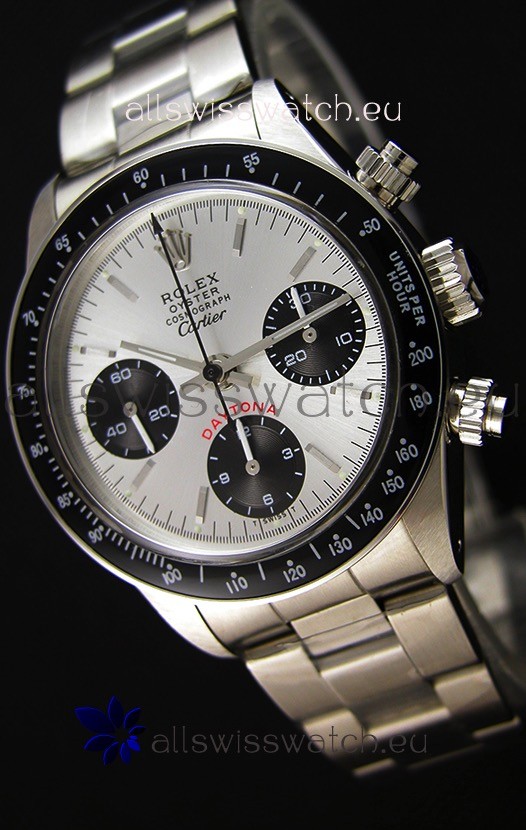 Rolex Daytona Vintage 6263 for CARTIER Edition Swiss Replica - 904L Steel Watch
